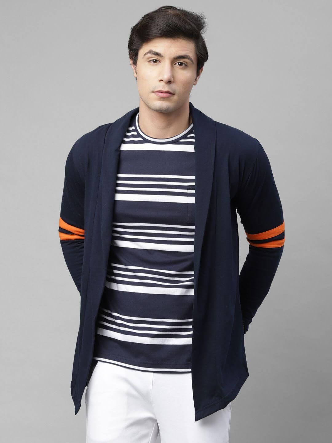 Rigo Cotton Solid Full Sleeves Regular Fit Mens Shrug