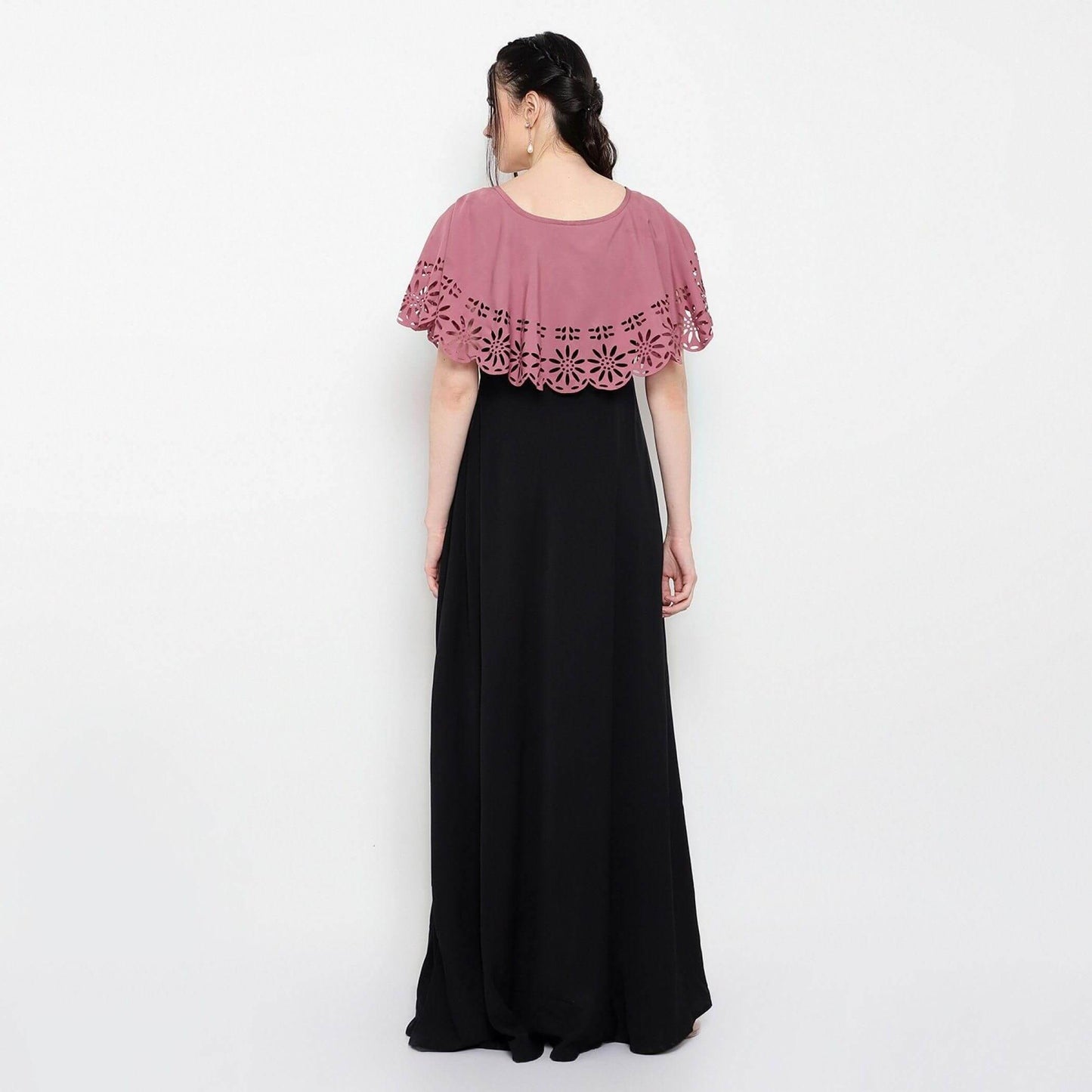 Women's Crepe Solid Maxi Dress