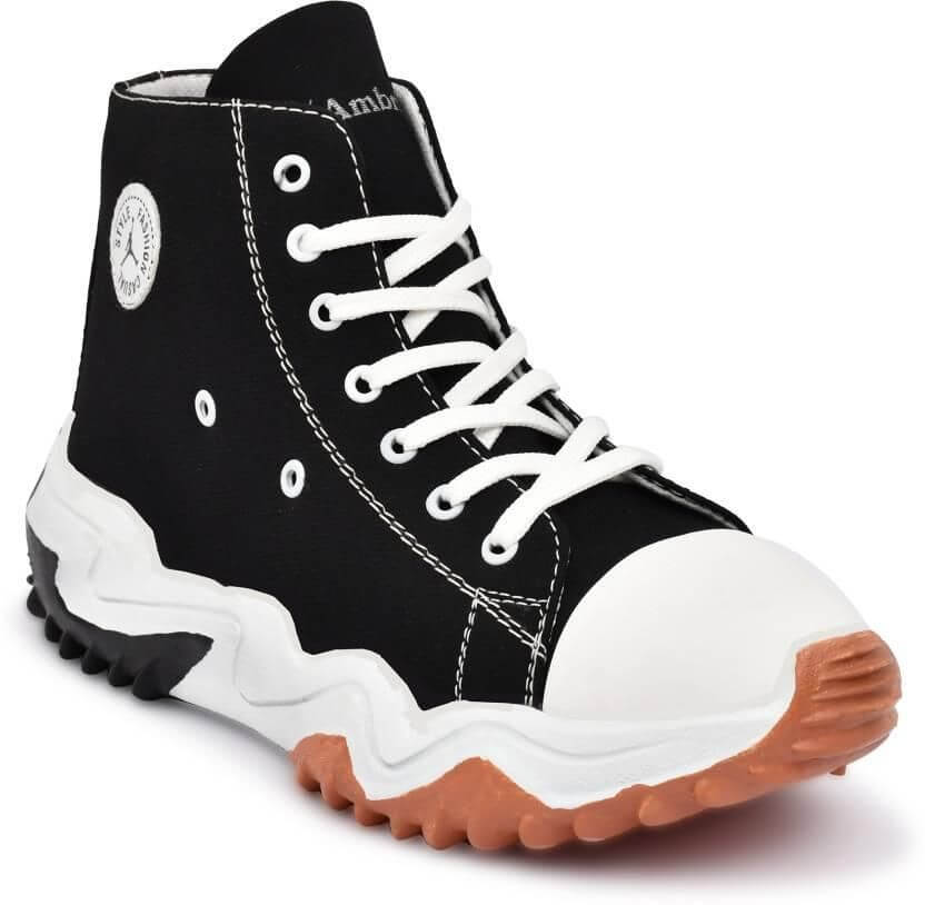 Comfortable Part wear High Tops For Men (Black)