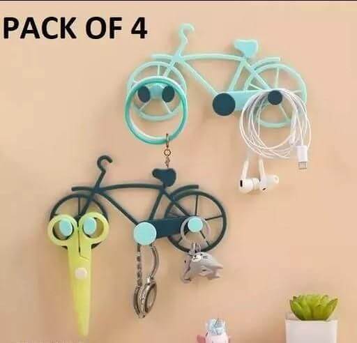 Bicycle Key Chain Holder(Pack of 4)