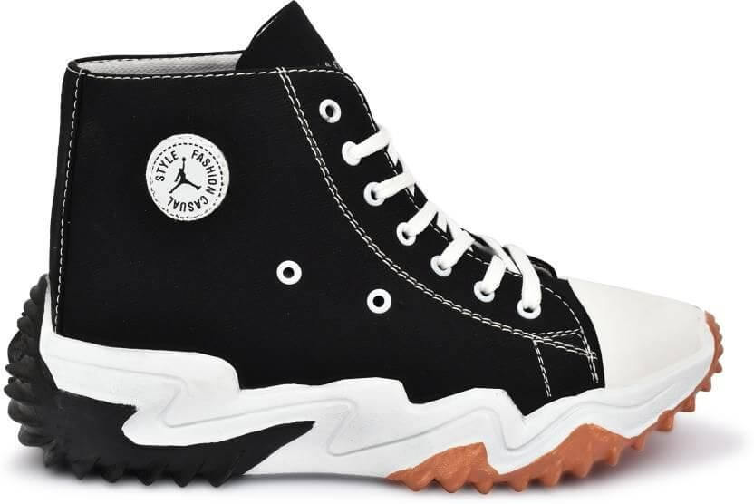 Comfortable Part wear High Tops For Men (Black)