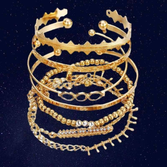 Beautiful American Diamond Bracelets ( Pack of 6)