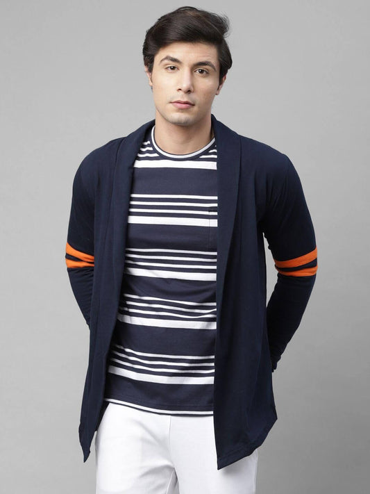 Rigo Cotton Solid Full Sleeves Regular Fit Mens Shrug